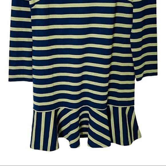 Sail To Sable Striped Flounce Dress Mini Size 8 - Picture 3 of 6